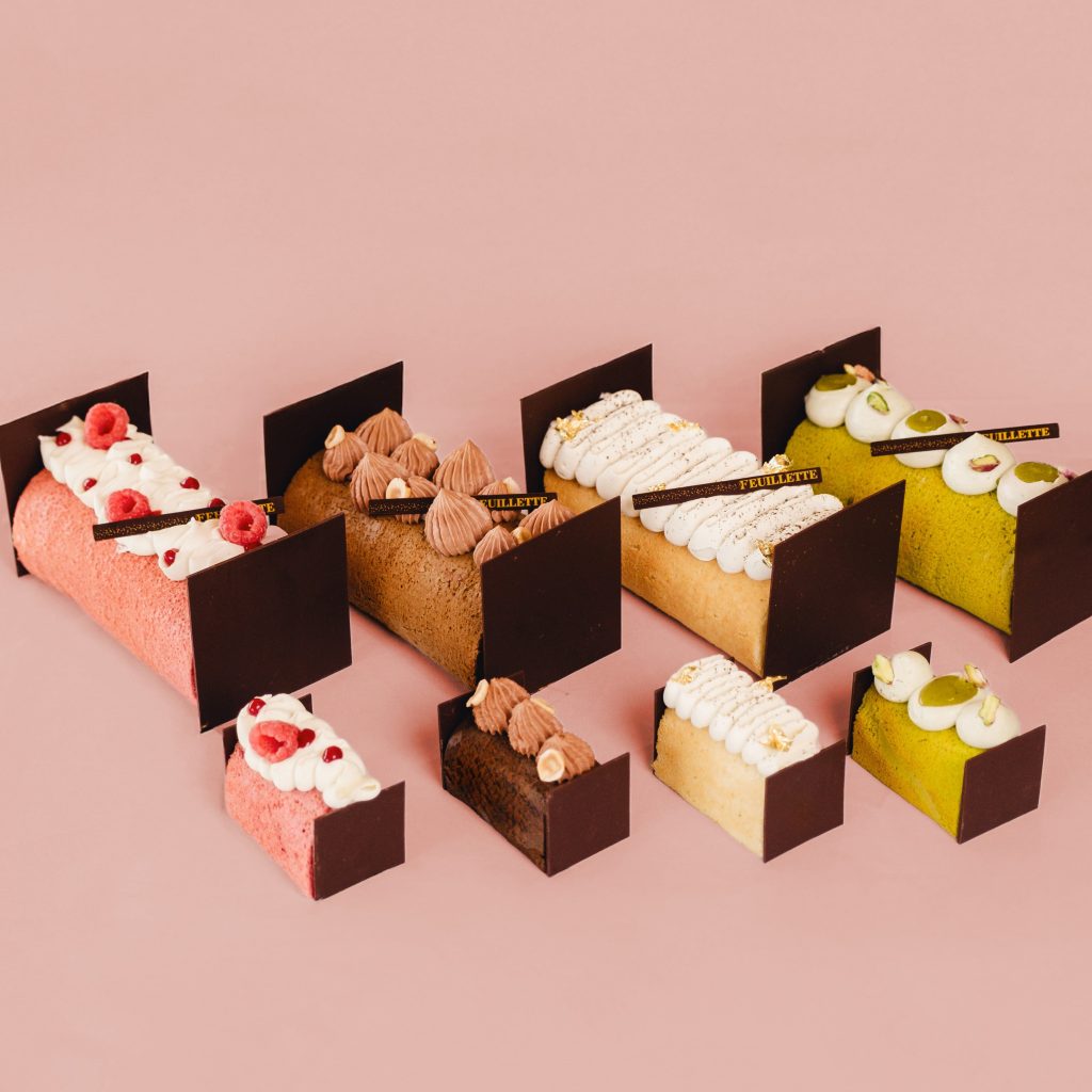 Bûches de Noël Feuillette