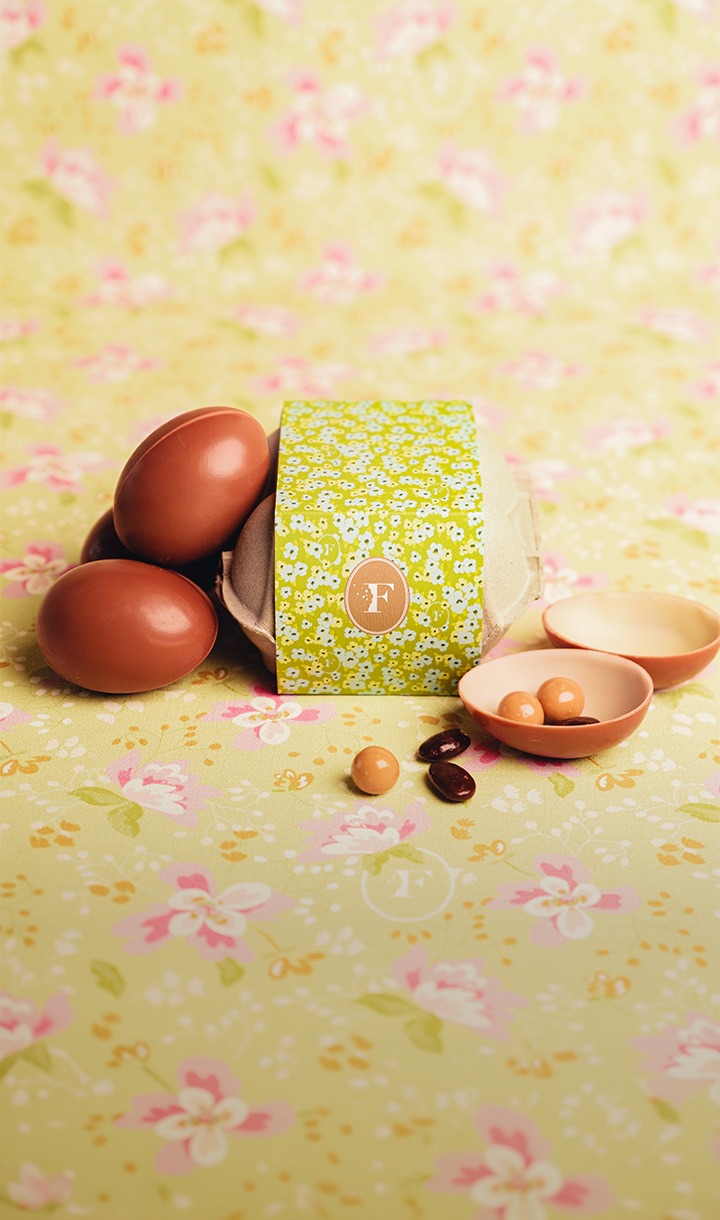 Oeufs de pâques feuillette