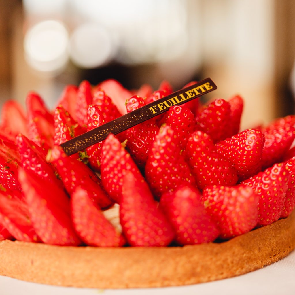 La tarte aux fraises feuillette